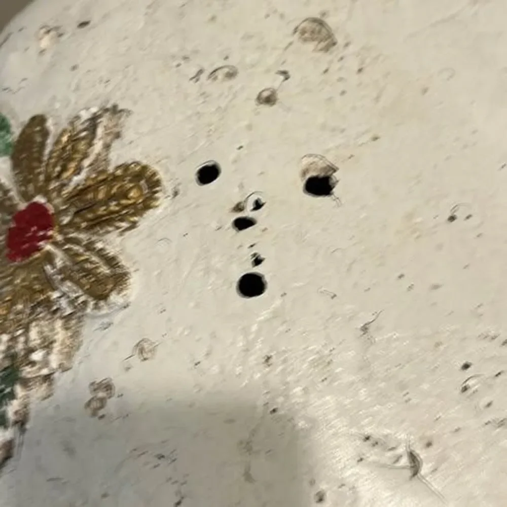 Large Vintage Hand-Painted Chalkware Piggy Bank / Rustic Floor Statue - $40